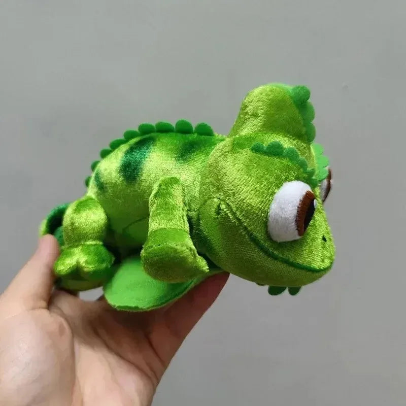 New Pascal Rapunzel Chameleon Plush Dolls 15cm Pascal Stuffed Animals Plush Doll Pascal Rapunzel Shoulder Plush Toy Kids Gifts