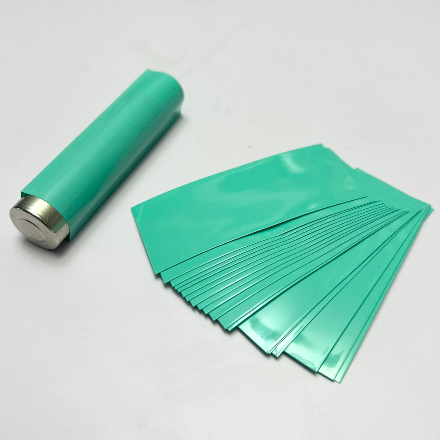 100Pcs Flat PVC Heat Shrink Tubing Tube For 18650 Battery Shrink Film Sleeve Shrink Film Self-Adhesive Insulator
