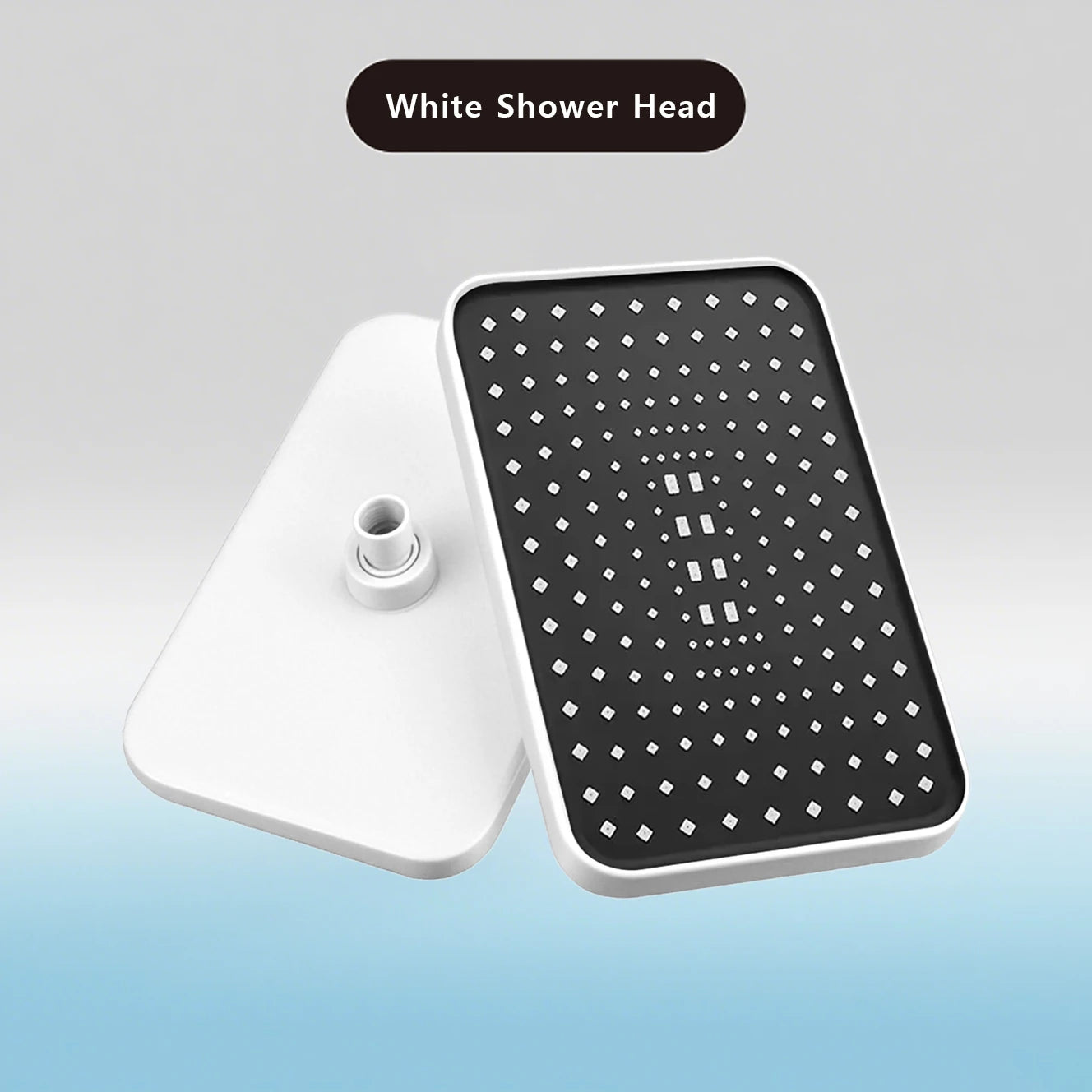 Large Flow High Pressure Shower Head Spray Bathroom Rain Shower Silicone Water-saving Nozzle Pressurization Handheld Accessories