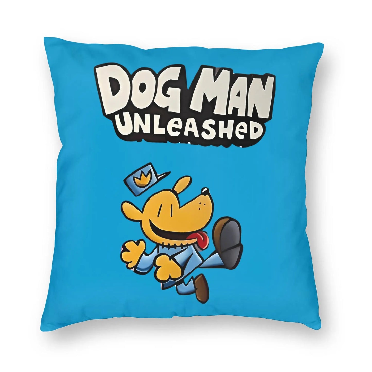 DogMan Petey the Cat x Dog Man Pillowcase Double-sided Printing Fabric Cushion Cover Decor  Pillow Case Cover Bed Zipper 40*40cm