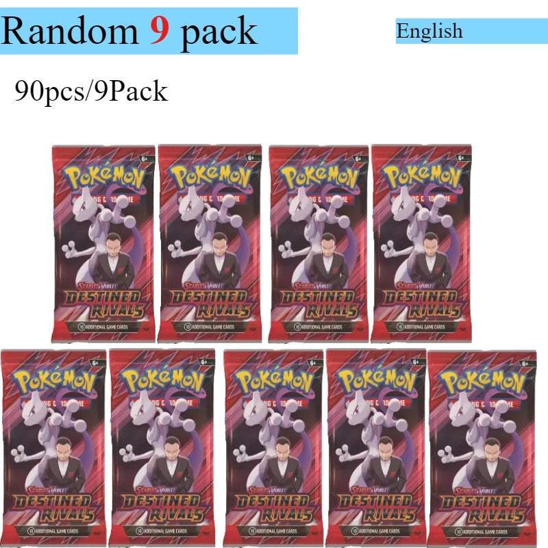 Pokémon Card 360 Pcs/Box English Brilliant Stars 151 Prismatic Evolutions PARADOX RIFT Battle Transaction Card Game Popular Gift