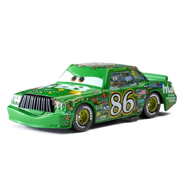 Cars Disney Pixar Cars Toy Lightning McQueen Jackson Storm Mater Sally Sheriff 1:55 Diecast Model Car Toy Children Birthday Gift