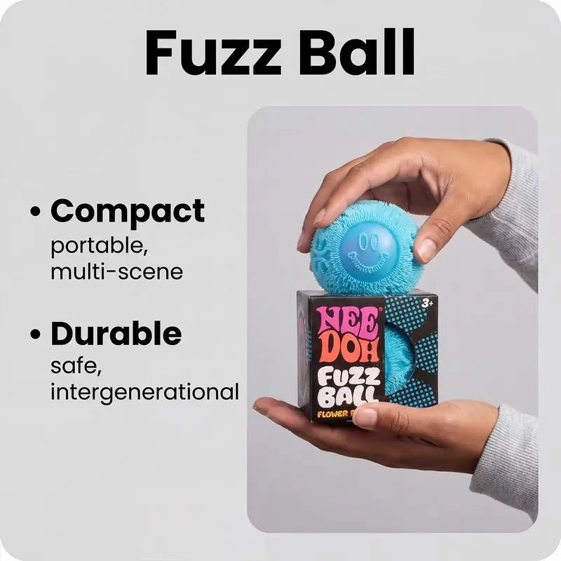 NeeDoh Fuzz Ball Blind Box Series Desktop Ornament Stress Relief Toys Suitable For People Under Pressure Fun Soft Stress Ball