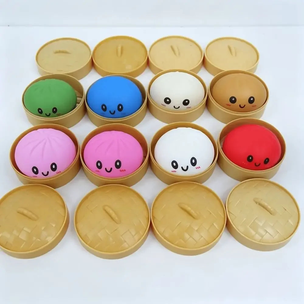 *Multi Slow-Rising Squishy, Random Includes: Cheese Squeeze Toys, Steamed Buns And Dumplings,Long Butter Bread,Bear Squishy Toys