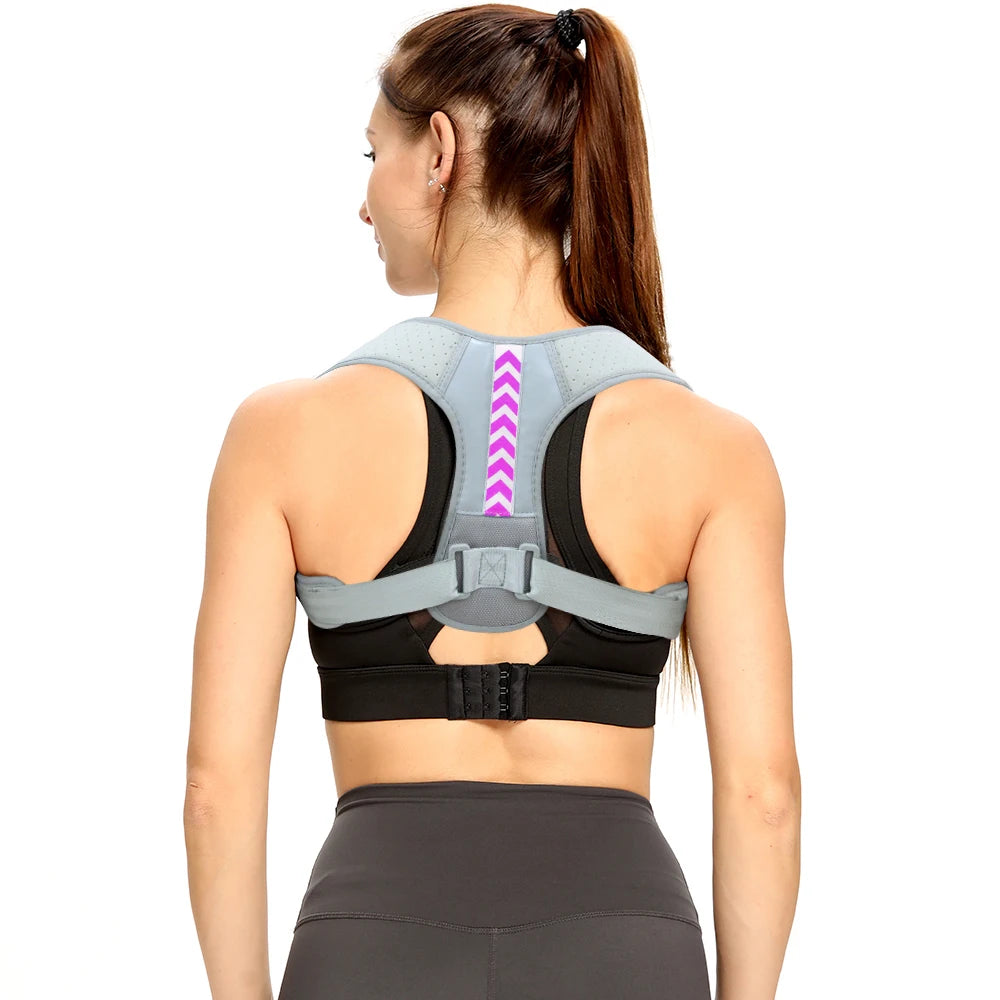 Adjustable Back Shoulder Posture Corrector Belt Clavicle Spine Support Reshape Your Body Home Office Sport Upper Back Neck Brace