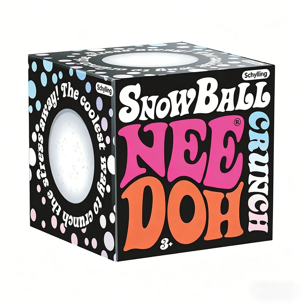 Schylling Needoh New Product NeeDoh Snow Ball Crunch Snow Ball Crunch Stress Relief Toy Anti-Anxiety Squeeze Toy Party Prop Gift