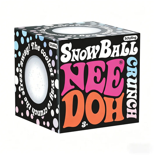Schylling Needoh New Product NeeDoh Snow Ball Crunch Snow Ball Crunch Stress Relief Toy Anti-Anxiety Squeeze Toy Party Prop Gift