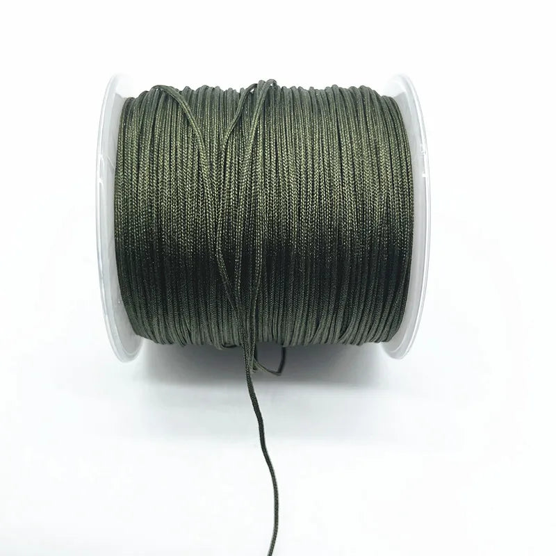 100M/Roll 0.8mm Nylon Cord Thread Chinese Knot Macrame Cord Bracelet Braided String DIY Tassels Beading Shamballa String Thread