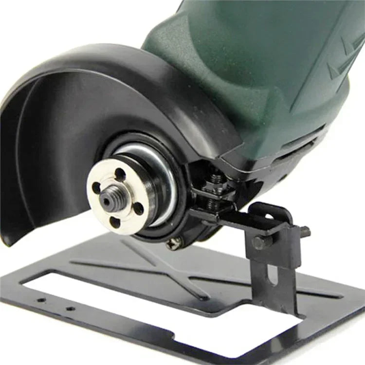 4 Inch Angle Grinder Safety Protective Cover Safety Covers+ Angle Grinder Base Holder Bracket Set for DIY Woodwoking Tools