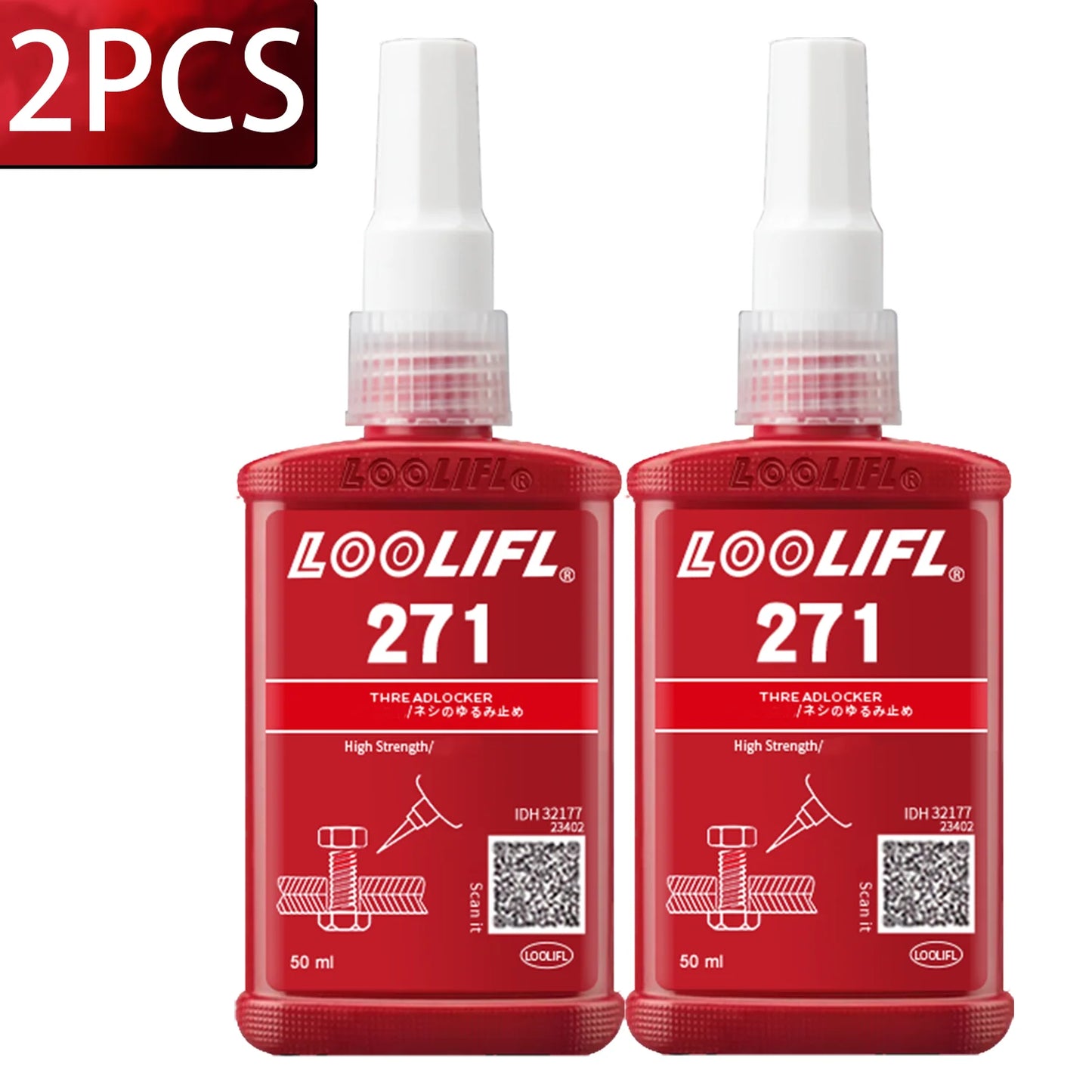 243 271 50ml Threadlocker Anaerobic Glues Anti Loose Screw Glues Fastening Quickly Cured Thread Locking Agent Sealant for Screws