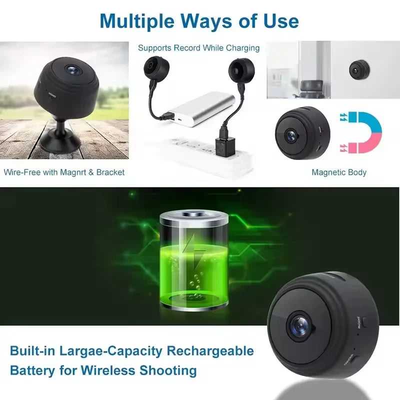 Wireless Recorder Mini Camcorders Video Surveillance camera wifi Camera A9 Mini Camera IP camera Night Version Micro Voice