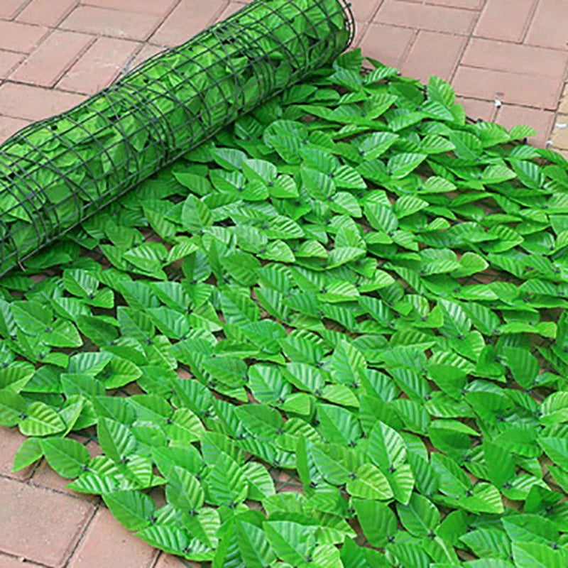 For Home Outdoor Garden Balcony Decoration 0.5X3m Artificial Ivy Hedge Green Leaf Fence Panels Faux Privacy Fence Screen