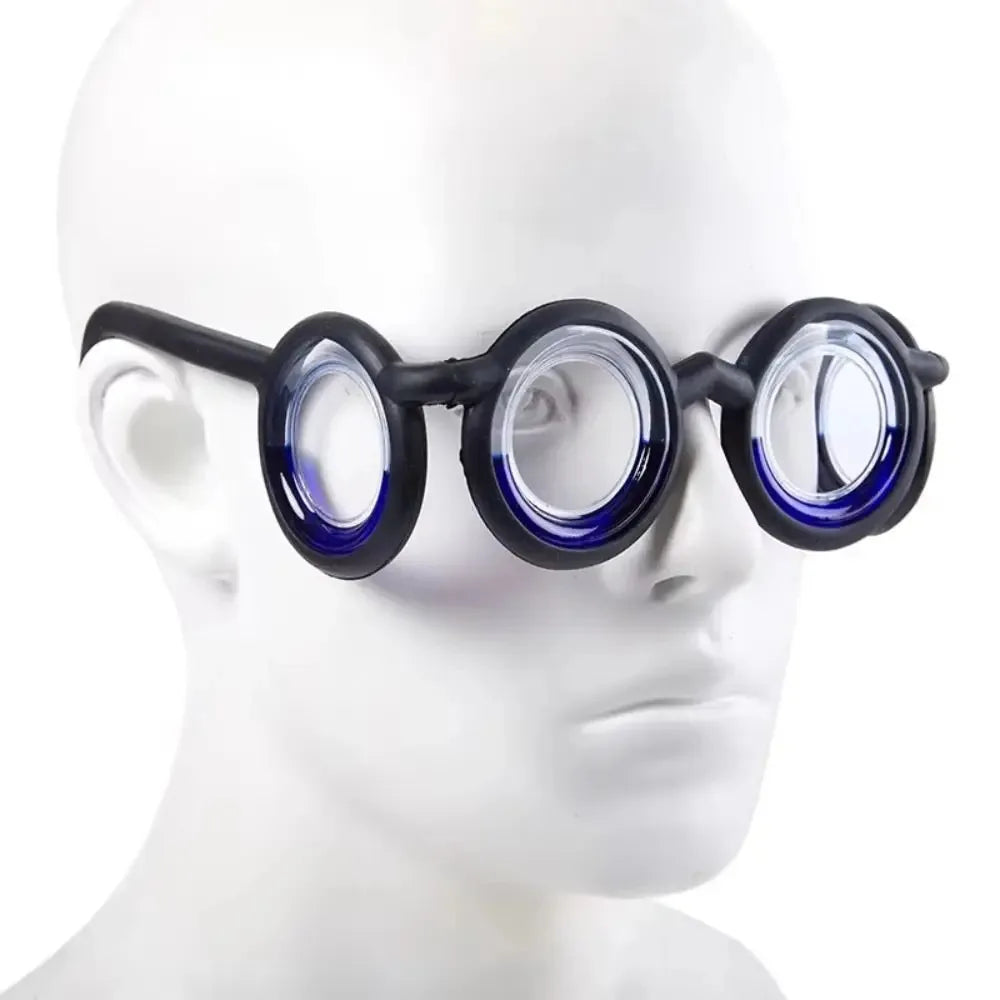 Anti Vertigo Glasses Motion Sickness Glasses,Relieve Carsickness Seasickness Glasses,No Lens Liquid Glasses for Adults or Kids