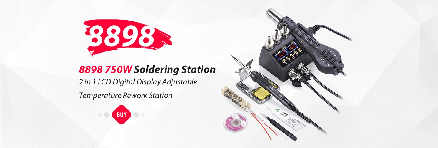 JCD Electric Soldering Iron 80W LCD Digital Display Adjustable Temperature Soldering Iron Tips 220V/110V Welding Solder Tools