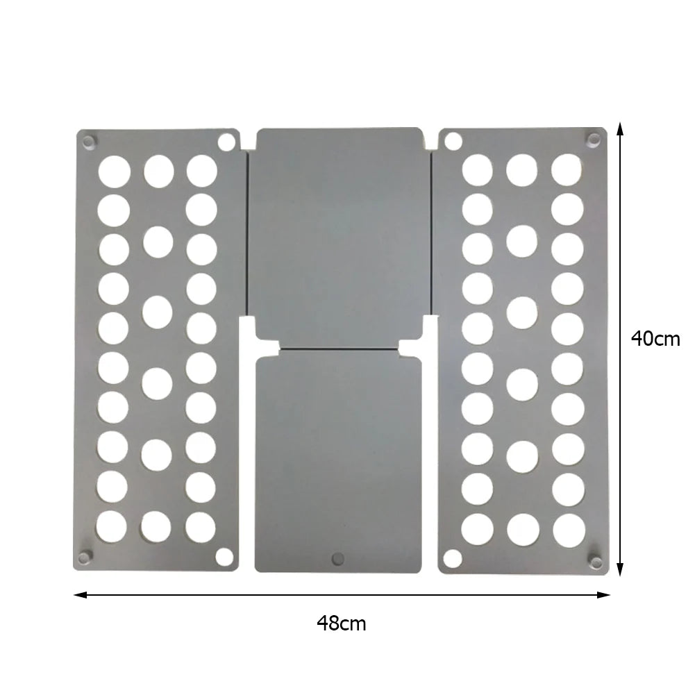 68cm/48cm Plastic Clothes Folding Board Durable Kids Laundry Folder Easy and Fast Shirt Folding Board Home Storage Tool for Kids