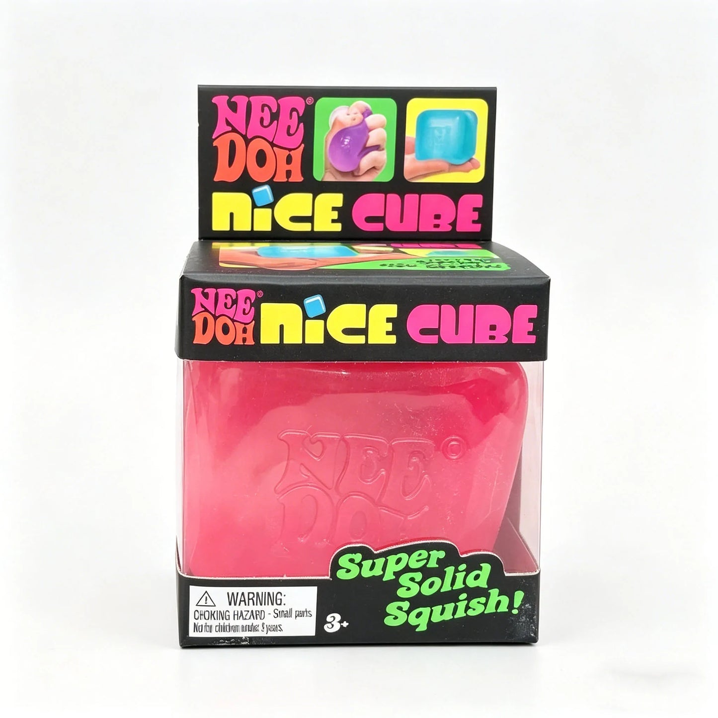 Needoh Nice Cube Fidget Sensory Cube, Stress Anxiety Relief Focus Tool Desk Toy for Adults and Kids