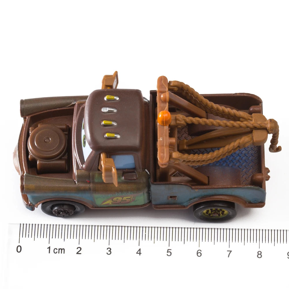 Cars Disney Pixar Cars Toy Lightning McQueen Jackson Storm Mater Sally Sheriff 1:55 Diecast Model Car Toy Children Birthday Gift