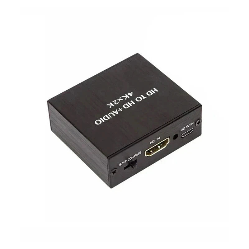 4K x 2K Video Audio Extractor HDTV to 3.5MM Audio Converter SPDIF Optical TOSLINK Stereo Out Splitter Adapter