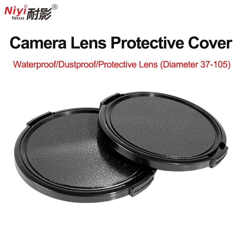 Camera Cap Lens Cap Lens Cover Protector Universal For Canon Nikon Sony Olypums Fuji Samsung 37 39 40.5 43 46 49 52 55 58 62 67