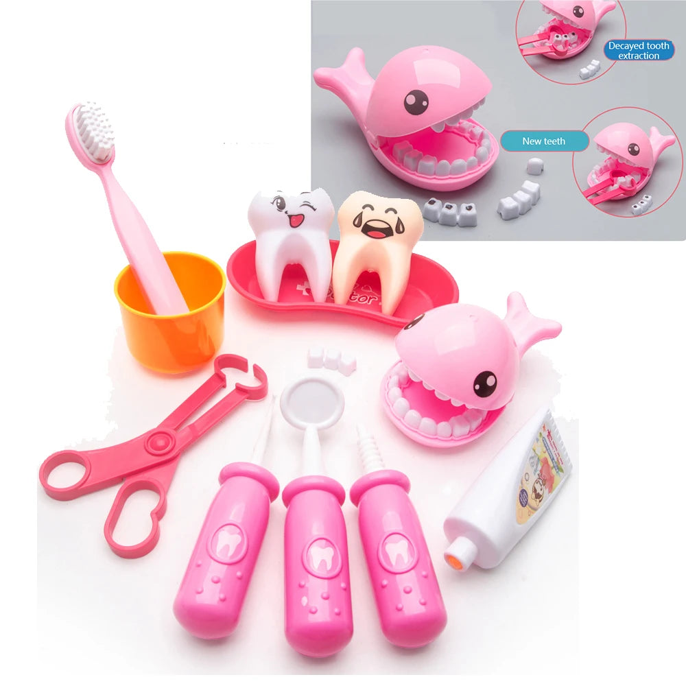 Doctor Toys for Kids 53/31PCS Doctor Pretend Play Set Children Medical Dentist Tools Stethoscope Educational Toy Boy Girl Gift