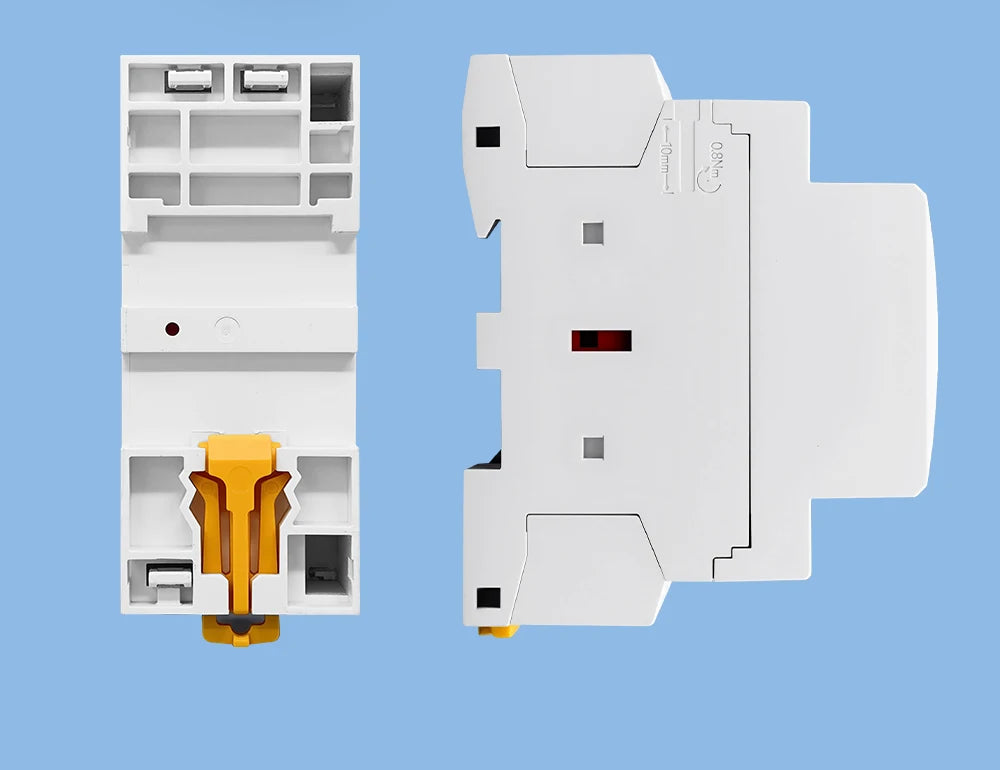 TOMZN TOCT1-63 2P 63A AC 110V/120V 220V/230V 50/60Hz Din Rail Household AC Modular Contactor 2NO/1NO1NC/2NC