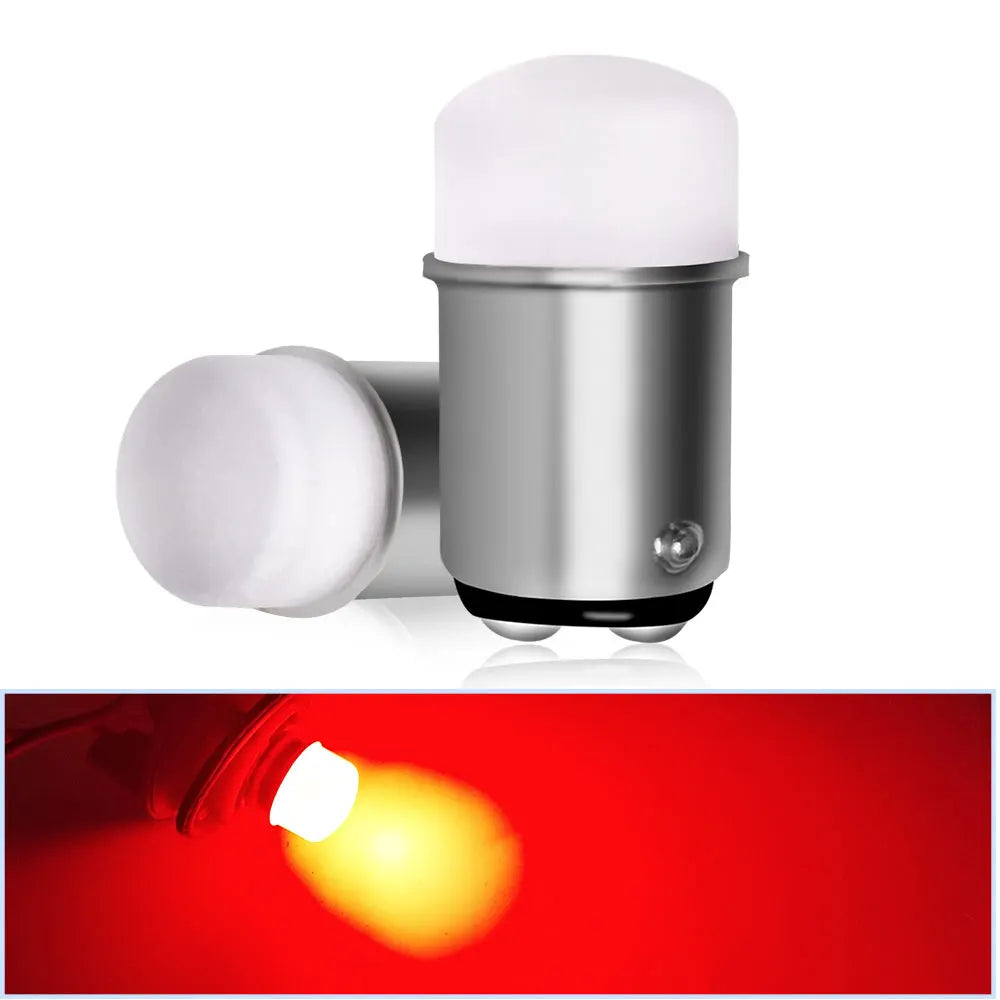 2pcs 1156 P21W P21 5W 1157 BA15S BAY15D 2Pcs 3014 Chips Super Bright 12V/24V LED Car Bulbs Brake Stop Parking Turn Signals Bulbs