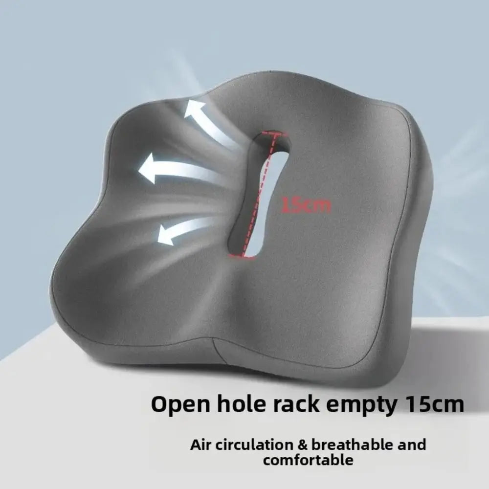 New Tailbone Sciatica Back Pain Relief Comfort Office Chair Car Seat Cushion Non-Slip Orthopedic Memory Foam Coccyx Cushion