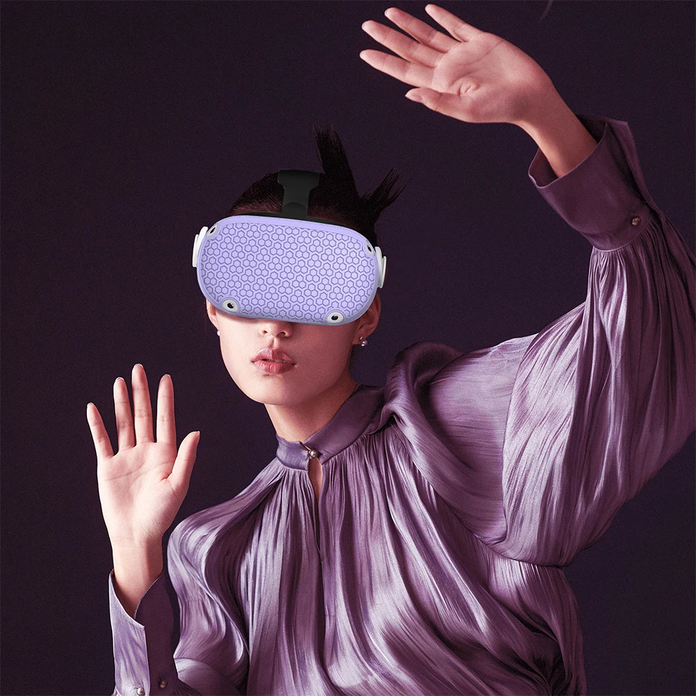 Silicone Protective Cover Shell Case For Oculus Quest 2 VR Headset Head Face Cover Eye Pad Handle Grip Button Cap VR Accessories