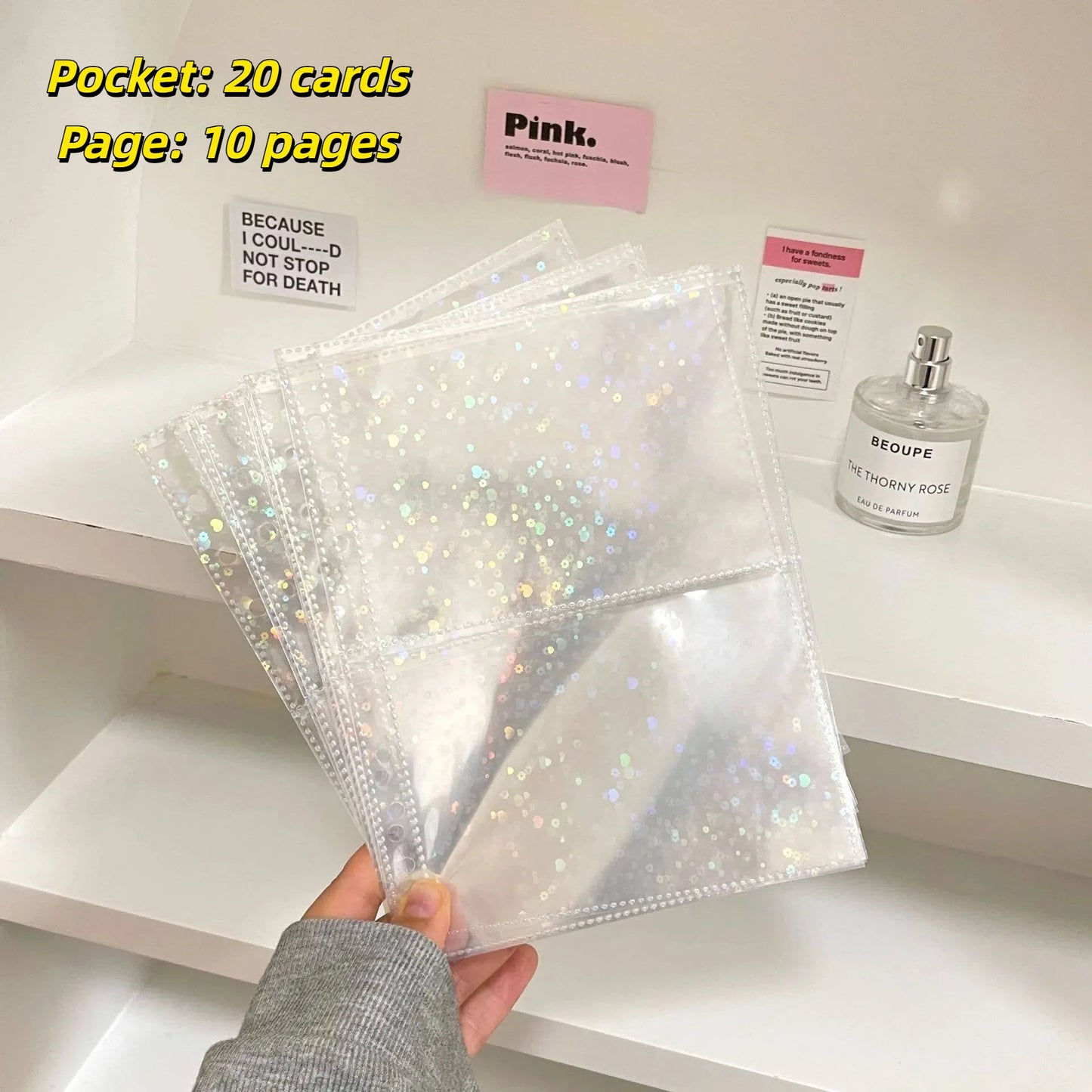 A5 Binder Photocards Cover Kpop Loose-leaf Collect Book Photo Cards Album Storage Book Stationery Birthday Gifts 포토카드 바인더
