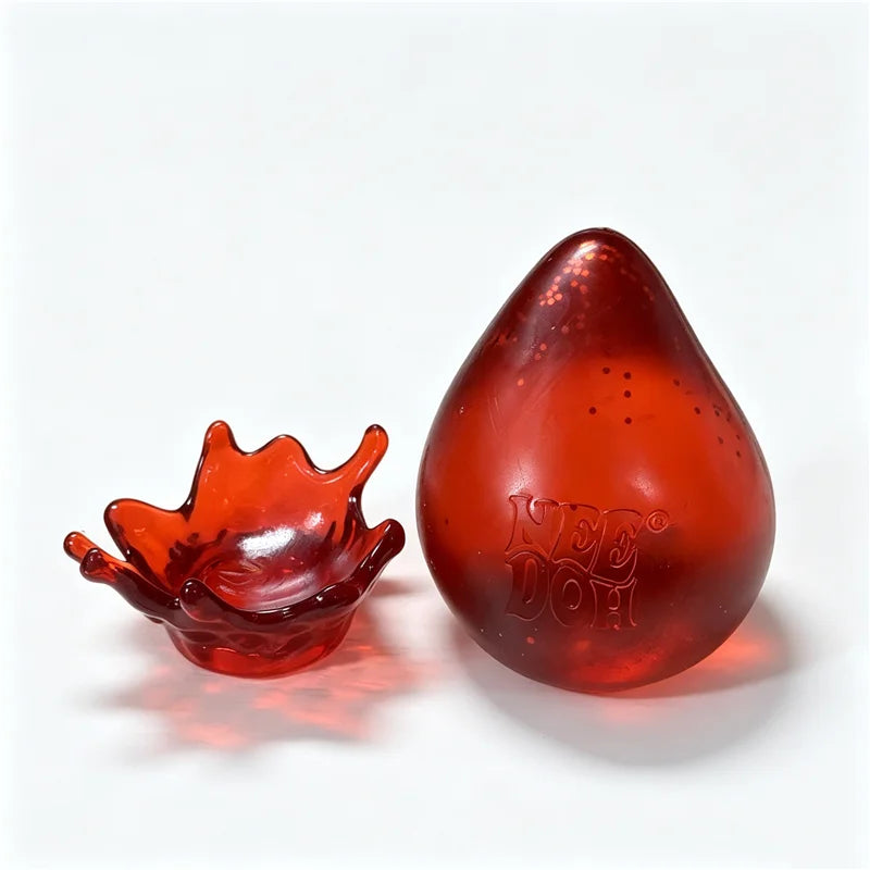 Needoh Sensory Jellyfish Gummy Bear Toy Soft Nice Cube Anti-Stress Stress Relief Pressure Souvenir Sensory Non-toxic Fidget Toy