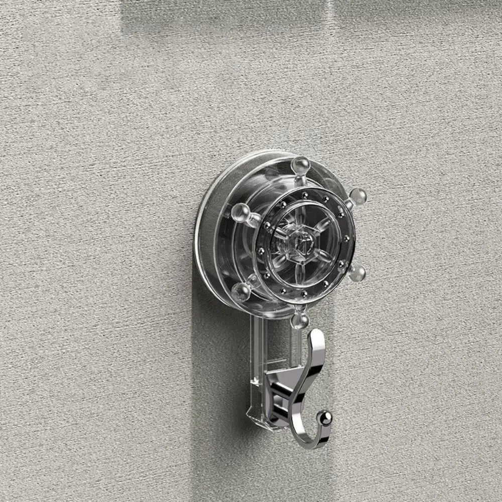 Fashion Powerful Suction Cup Hooks Vacuum Reusable Shower Hooks Heavy Duty Clothes Hook Traceless Clothes Hook
