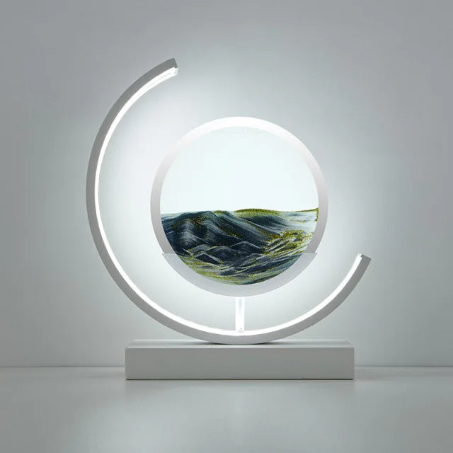 Customizable 2024 LED 3D hourglass Decoration SLBJ1820