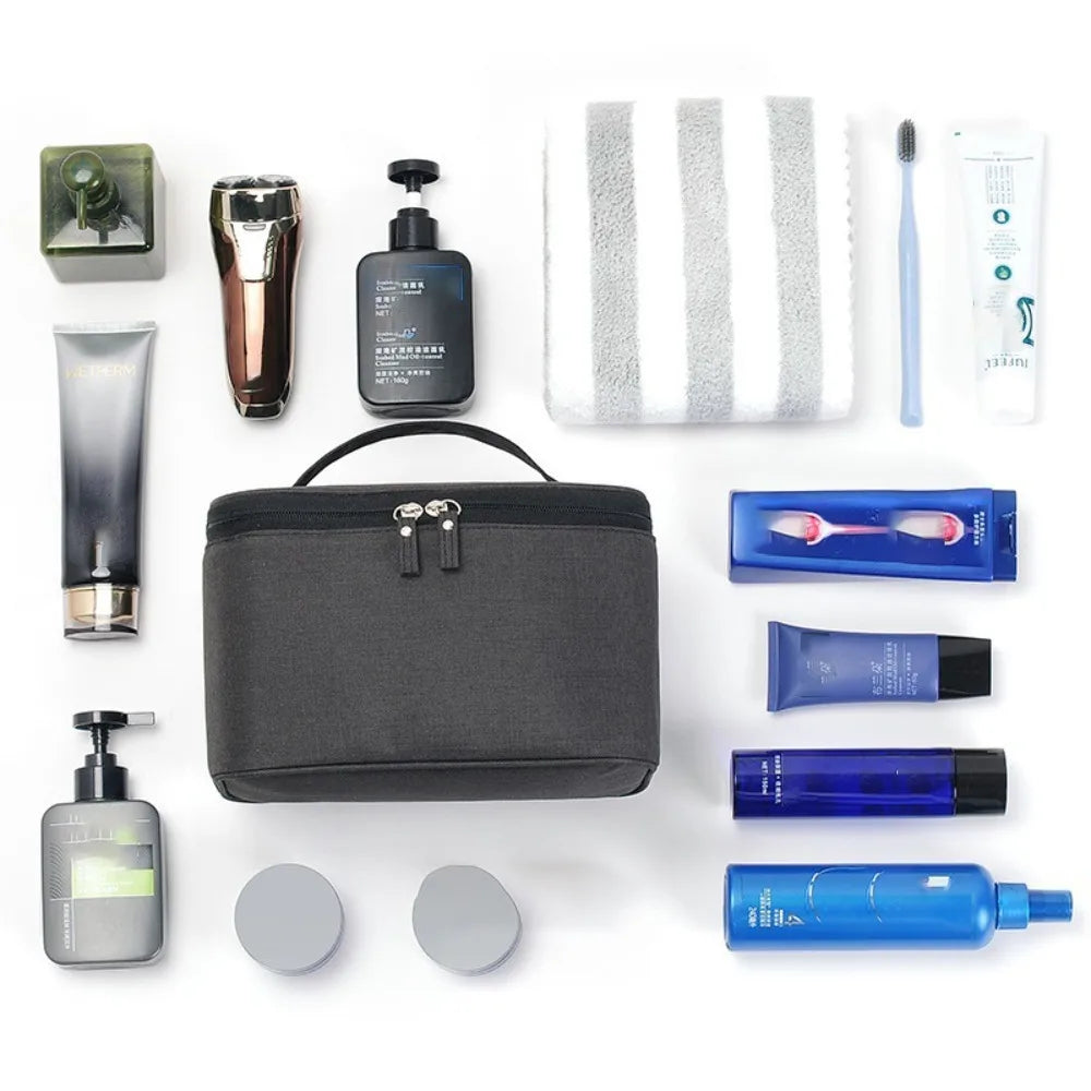 Large-capacity Men's Cosmetic Bag Travel Convenient Toilet Bag Couple Outdoor Travel Storage Bag Waterproof Women Makeup Case