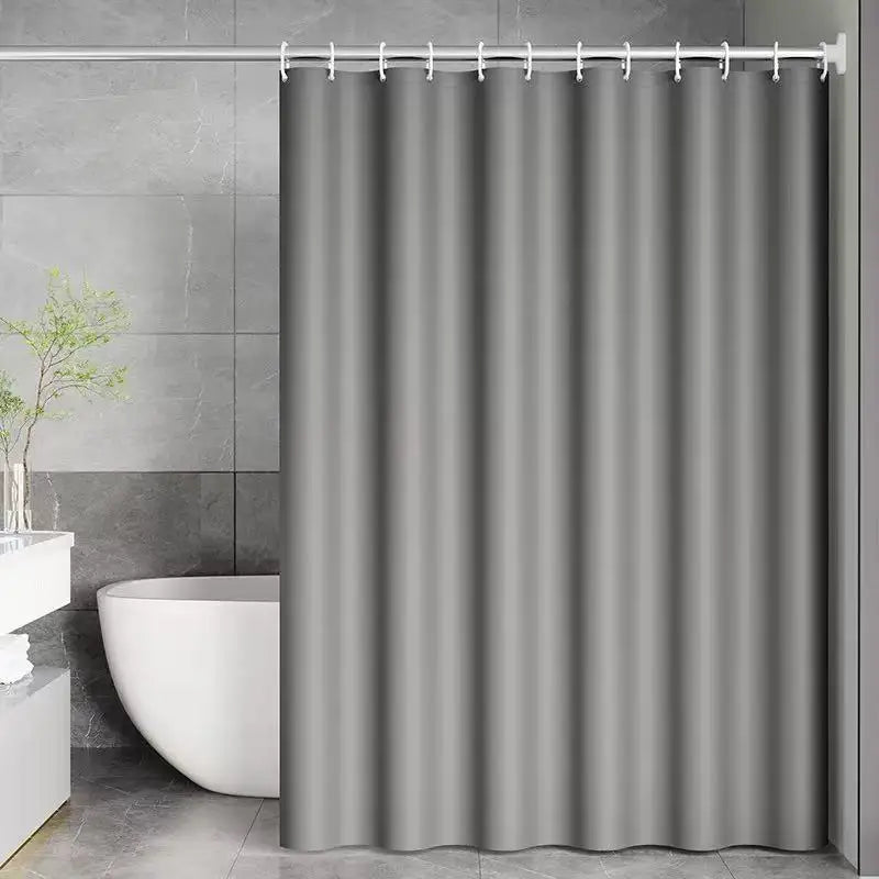 Premium PEVA Bath Curtain - Waterproof & Opaque Shower Liner with Metal Grommets, Silky Feel