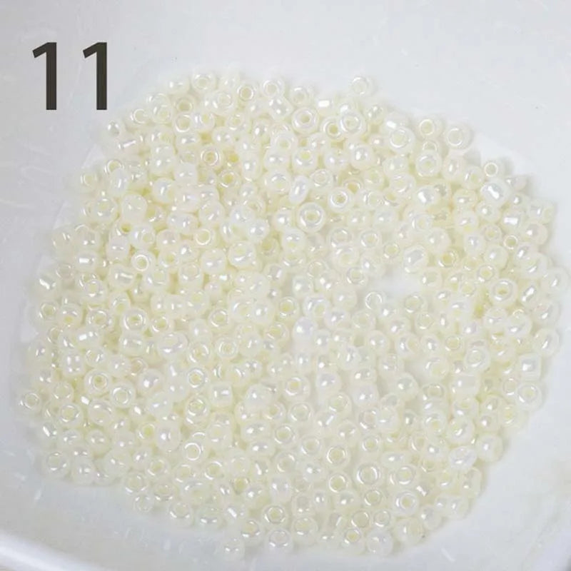 Gold and Silver Color 2mm 3mm 4mm Crystal Glass Spacer beads,Czech Seed Beads For Jewelry Handmade DIY BLUV03X
