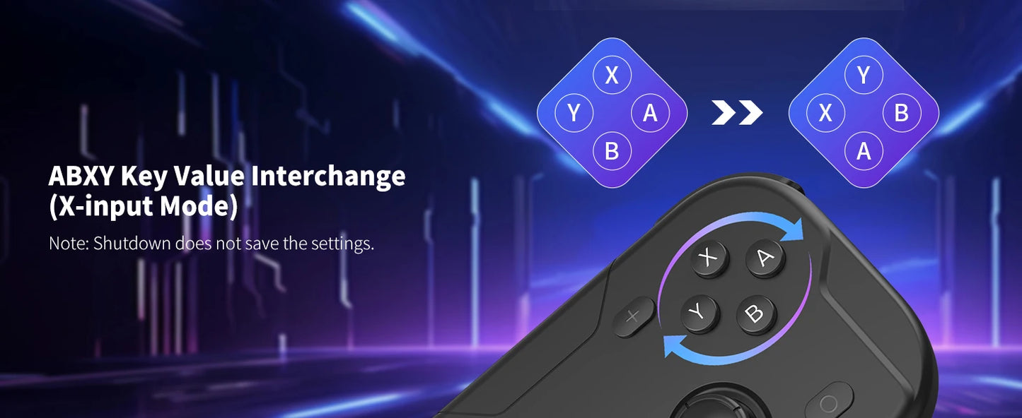 AceGamer Pocket Game Controller Portable Hall Joysticks 1000Hz Bluetooth Gamepad for Switch/Switch2/Android/iOS/PC/Steamdeck