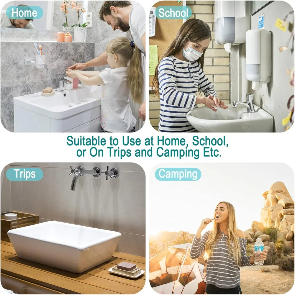 Toothbrush Dustproof Covers Caps Compatible with Braun Oral B Electric Toothbrush Round Replacement Brush Heads Series Protector