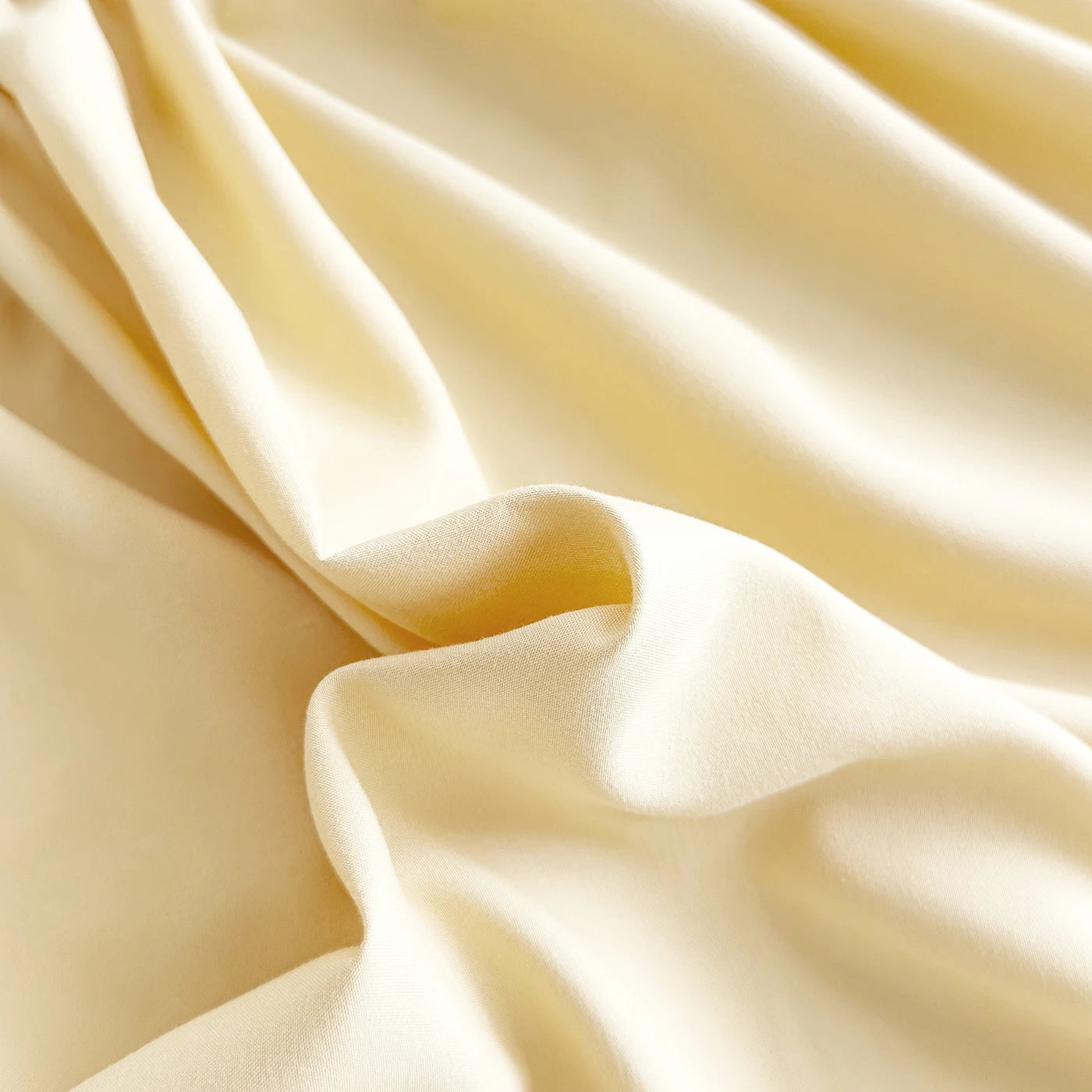 Summer Cooling Fitted Sheet Breathable Fabric With Elastic Band Solid Color Skin-friendly Fitted Sheet Cooling For Night Sleep