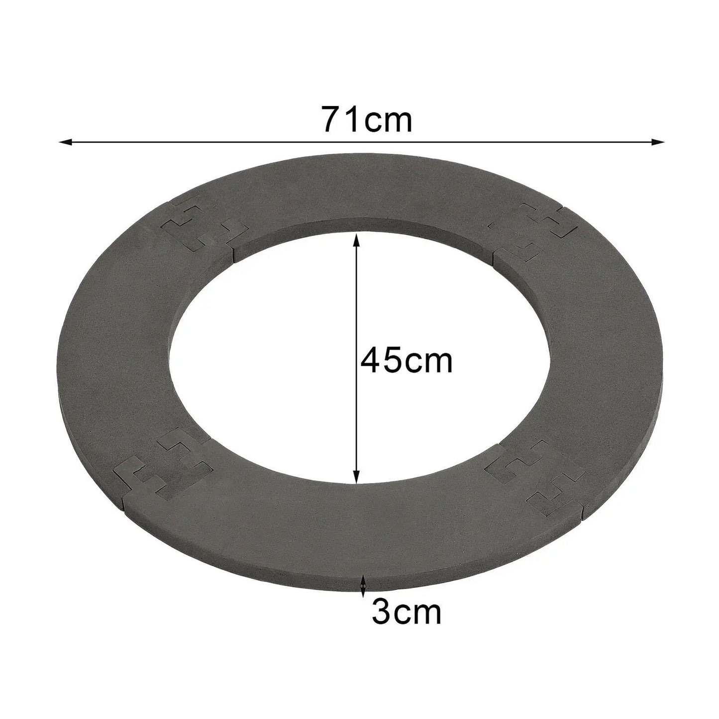 Protective Dartboard Darts Surround Wall Guard EVA Dart Disk Target Protection Wall Detachable Shooting Target Protection Ring