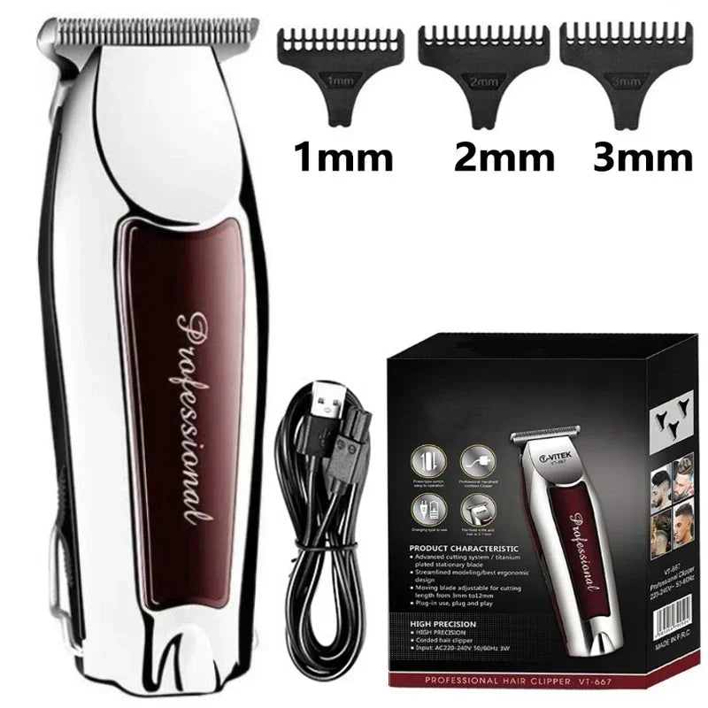 Hair Clipper Hair Trimmer Hair Clipper Professional Barber Trimmer Electric Shaver Hair Cutting Machine Rechargeable Trimmer Men
