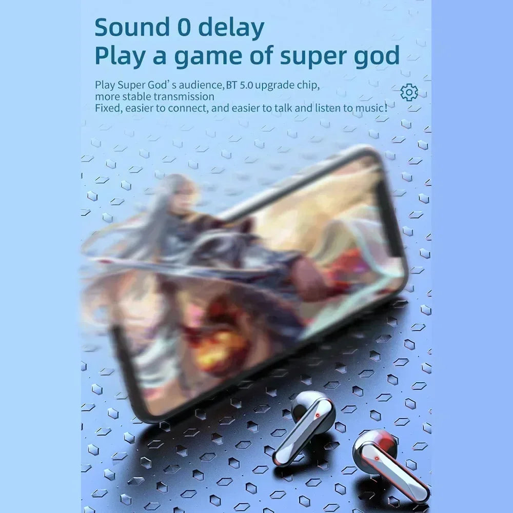 TWS Bluetooth-Compatible Earphones Stereo Sport Headset Wireless Headphone apply to smartphones