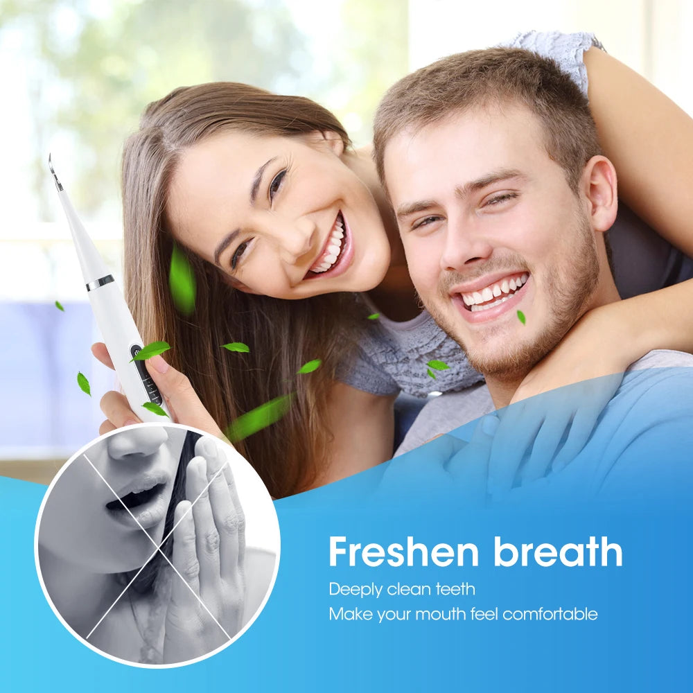 Electric Dental Scaler For Teeth Tartar Stain Tooth Calculus Remover Electric Teeth Plaque Cleaner Dental Stone Removal
