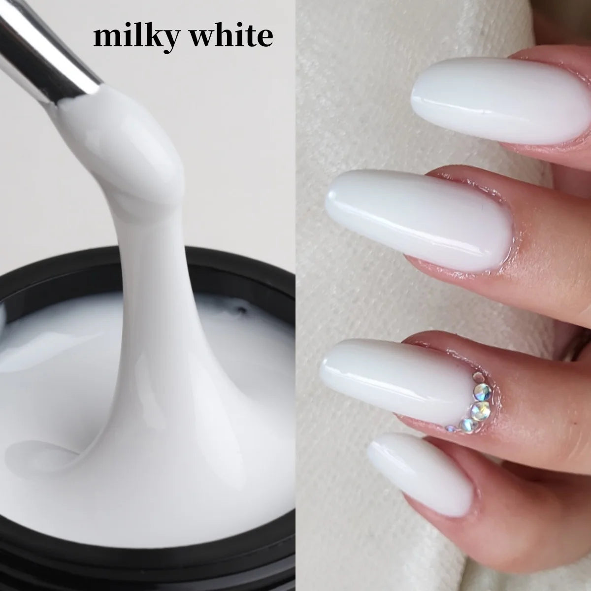 MSHARE 50ml Baby Pink Builder Nails Gel Hema Tpo Free Gel Nail Construction Self Leveling Gel for Nail Extension UV Led