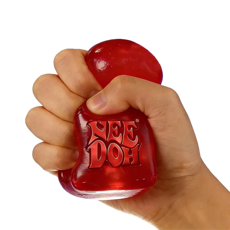 Needoh Sensory Jellyfish Gummy Bear Toy Soft Nice Cube Anti-Stress Stress Relief Pressure Souvenir Sensory Non-toxic Fidget Toy