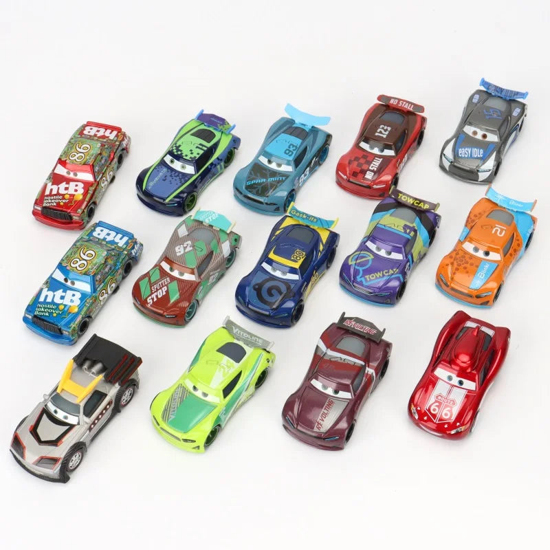 Disney Cars toy Christmas McQueen ROUTE 66 McQueen Champion McQueen Racing car 1:55 Diecast Alloy car Model Boy's Christmas gift