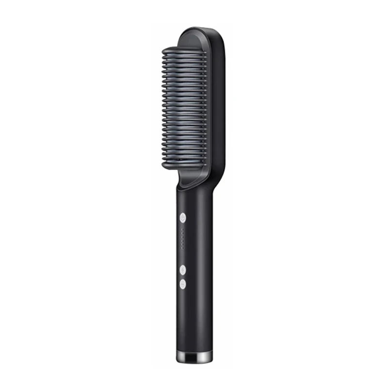 New Dual-Purpose Heated Straightening And Curling Comb With Negative Ions That Won’T Damage Your Hair Hair Straightenercomb