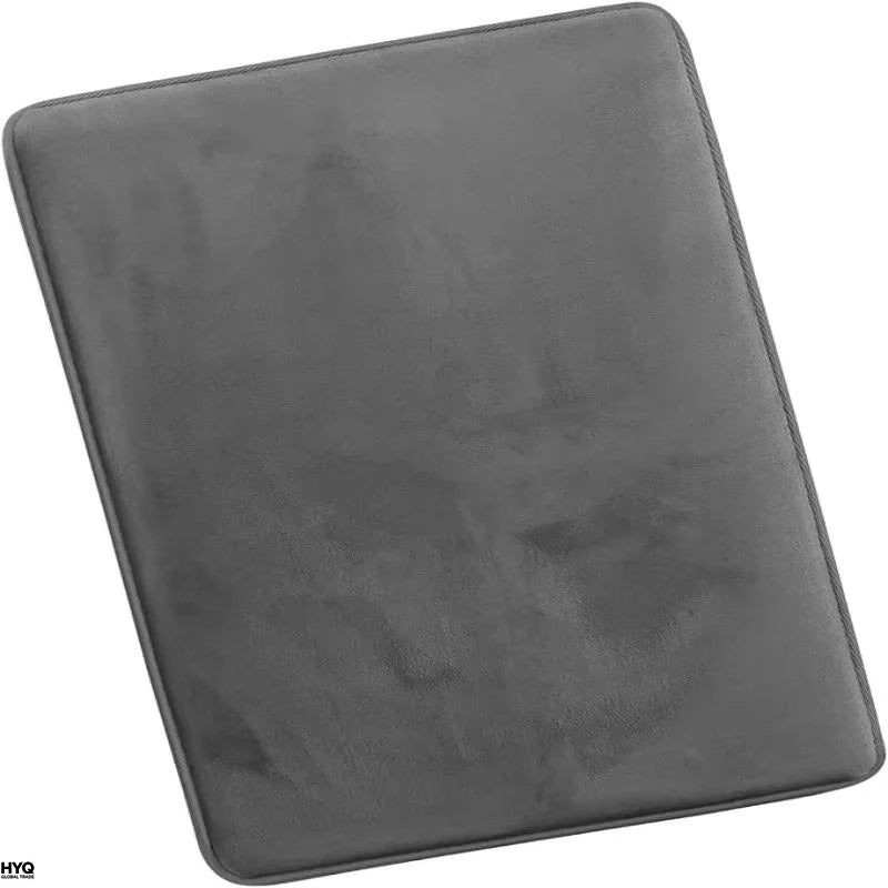 Alfombra de baño súper absorbente y antideslizante de terciopelo coral para suelo y puerta