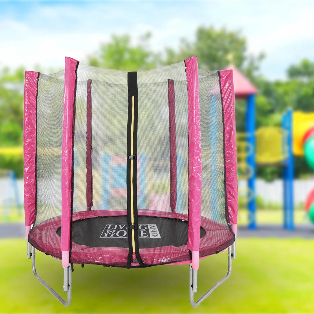 【Breeins】Outdoor Trampoline with Safety Enclosure for Kids Entertainment