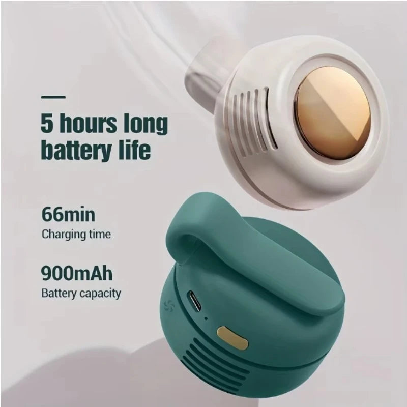Whirlwind Leafless Mini Fan With Portable Button Design USB Charging Silent Portable Mini Fan For Home And Outdoor Travel