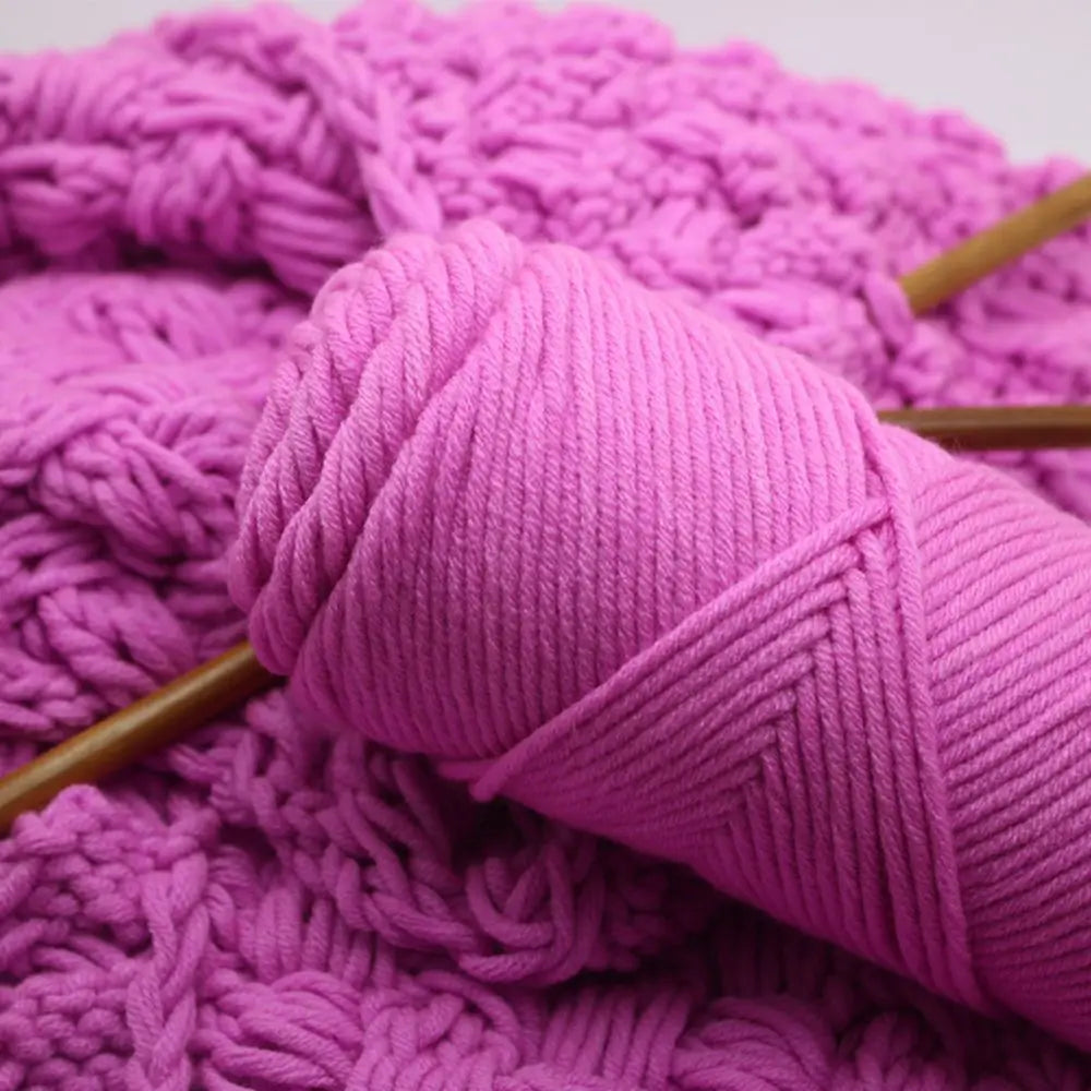 Lover Scarves Handmade 100g Hand Knitting DIY Knitting Chunky Crochet 8 Ply Thread Milk Cotton Yarn Woolen Yarn
